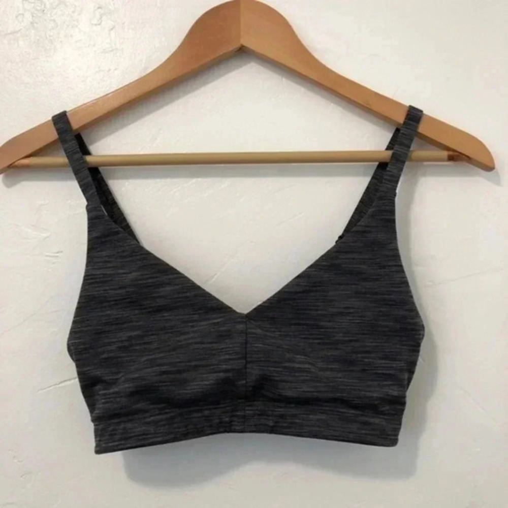 Outdoor Voices‎ Women's Charcoal Flow Bralette Size XS Free Form Sports Bra